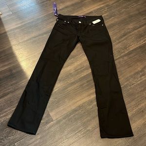 Victoria Beckham Black Boot Cut Pants